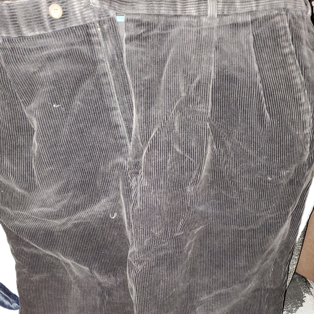 Lacoste corduroy mens pants gently worn 52 black